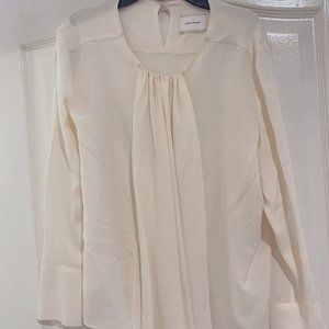100% Silk Longchamp Blouse (Never worn)